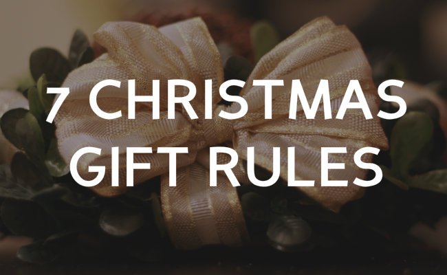 7 Christmas Rules