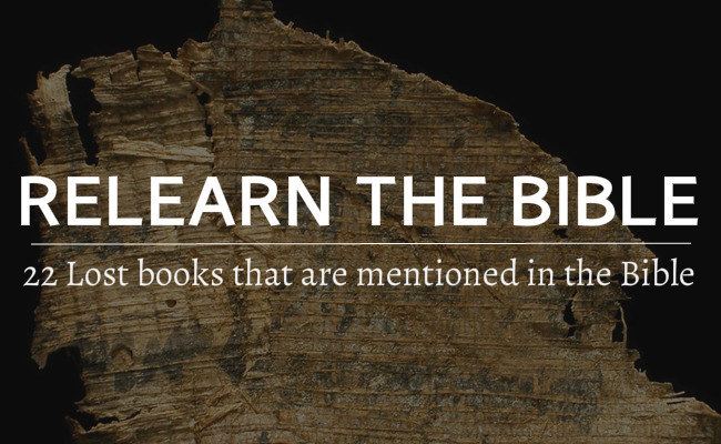 22 Lost books that are mentioned in the Bible