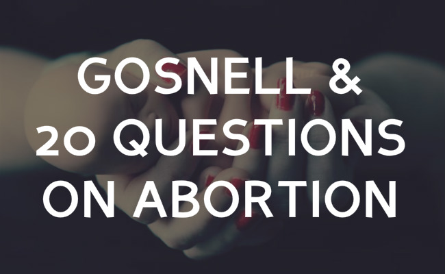 The Gosnell conspiracy and twenty questions for abortionists